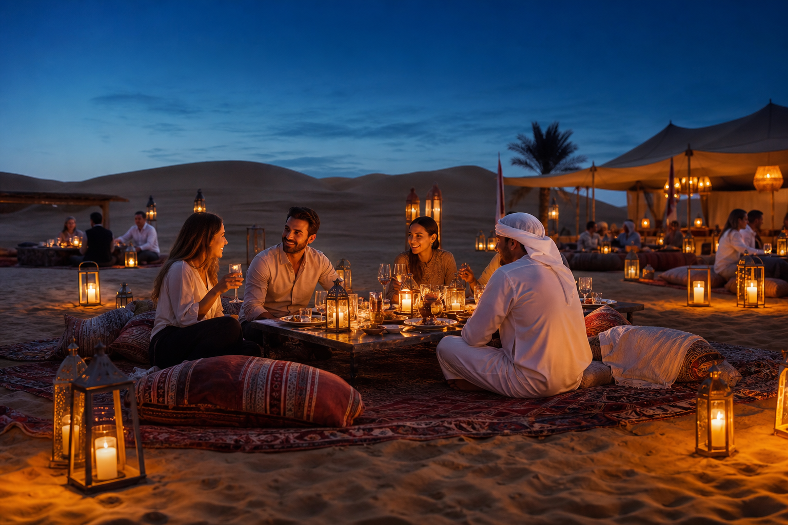 A travel journal preview image comparing Abu Dhabi and Dubai for new visitors.